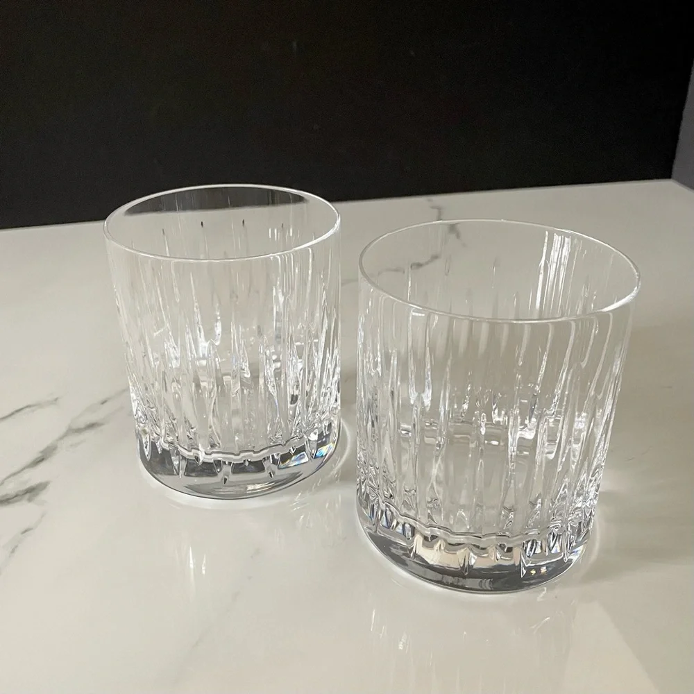 SET of 2 Soho Double Old Fashioned Glasses by Miller Rogaska